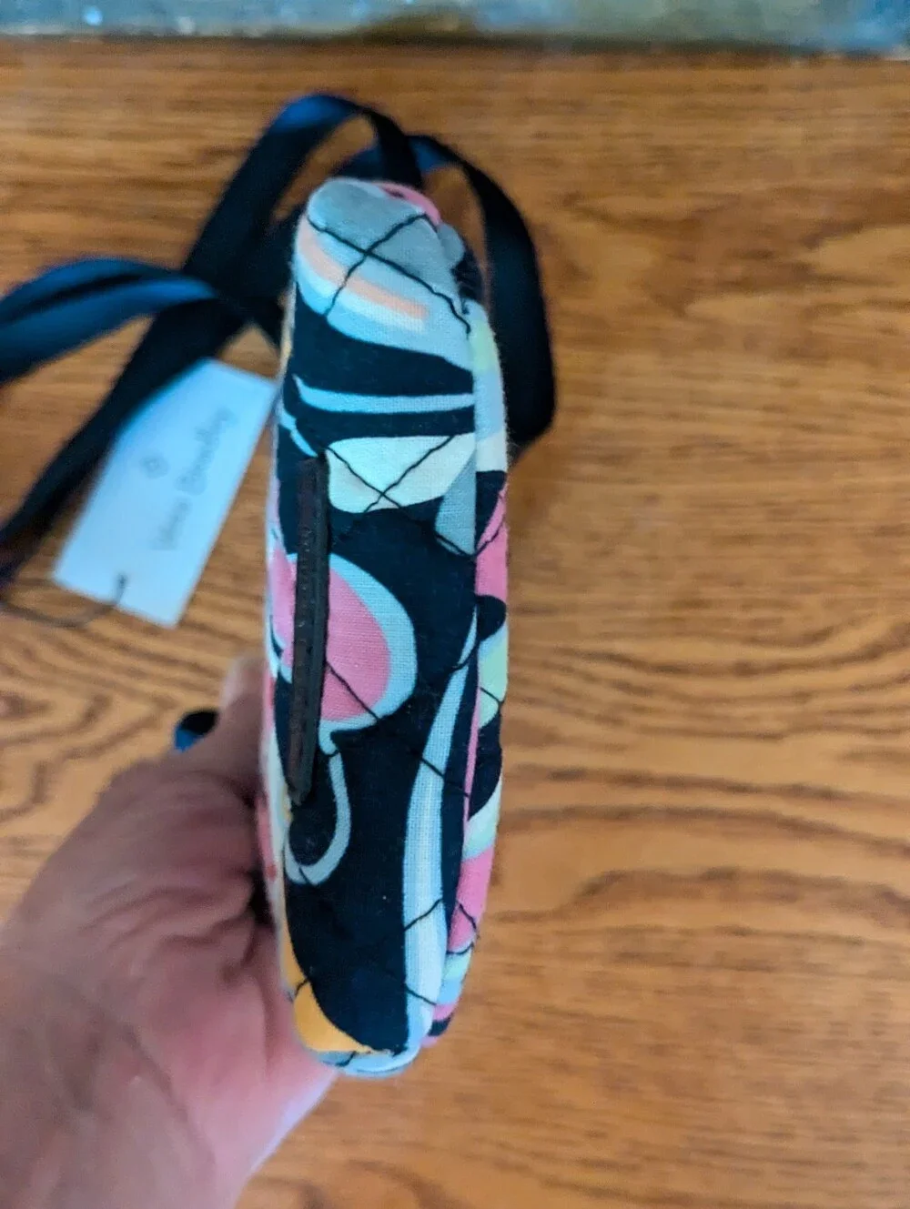 NWT Vera Bradley Mod Paisley RFID Mini Cellphone Crossbody Bag